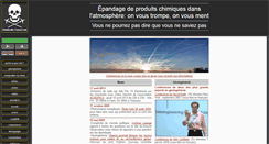 Desktop Screenshot of chemtrails-france.com