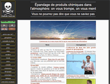 Tablet Screenshot of chemtrails-france.com